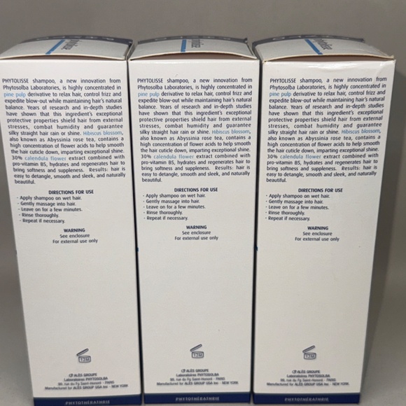 3 PACK Phyto Phytolisse Perfect Smoothing Shampoo 6.7 fl oz Each x3 NIB - Picture 2 of 3